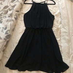 Lush-Black Dress